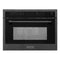 24 In. Black Stainless Steel Built-in Convection Microwave Oven With Speed And Sensor Cooking
