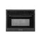 24 In. Black Stainless Steel Built-in Convection Microwave Oven With Speed And Sensor Cooking