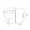 24 In. 1.6 Cu Ft. Built-in Convection Microwave Oven In Satin Stainless Steel With Speed And Sensor Cooking