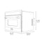 24 In. 1.6 Cu Ft. Built-in Convection Microwave Oven In Satin Stainless Steel With Speed And Sensor Cooking