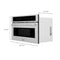 30 In. 1.6 Cu Ft. Built-in Convection Microwave Oven In Satin Stainless Steel With Speed And Sensor Cooking