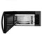 30 In. Black Stainless Steel Over The Range Convection Microwave Oven With Modern Handle