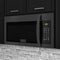 30 In. Black Stainless Steel Over The Range Convection Microwave Oven With Modern Handle
