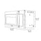 30 In. Stainless Steel Over The Range Convection Microwave Oven With Modern Handle