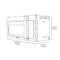 30 in. Black Stainless Steel Over the Range Convection Microwave Oven with Traditional Handle