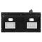 30 in. Black Stainless Steel Over the Range Convection Microwave Oven with Traditional Handle