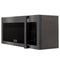30 in. Black Stainless Steel Over the Range Convection Microwave Oven with Traditional Handle