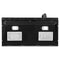30 in. Black Stainless Steel Over the Range Convection Microwave Oven with Traditional Handle