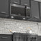 30 in. Black Stainless Steel Over the Range Convection Microwave Oven with Traditional Handle