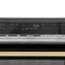 Autograph Edition 24 In. 1.6 Cu Ft. Built-in Convection Microwave Oven In Black Stainless Steel With Polished Gold Accents