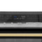 Autograph Edition 24 In. 1.6 Cu Ft. Built-in Convection Microwave Oven In Black Stainless Steel With Polished Gold Accents
