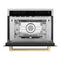 Autograph Edition 24 In. 1.6 Cu Ft. Built-in Convection Microwave Oven In Stainless Steel With Champagne Bronze Accents