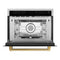 Autograph Edition 24 In. 1.6 Cu Ft. Built-in Convection Microwave Oven In Stainless Steel With Polished Gold Accents