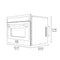 Autograph Edition 24 In. 1.6 Cu Ft. Built-in Convection Microwave Oven In Stainless Steel And Polished Gold Helix Handle