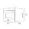 Autograph Edition 24 In. 1.6 Cu Ft. Built-in Convection Microwave Oven In Stainless Steel With Matte Black Accents