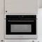 Autograph Edition 24 In. 1.6 Cu Ft. Built-in Convection Microwave Oven In Stainless Steel With Matte Black Accents