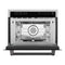 Autograph Edition 24 In. 1.6 Cu Ft. Built-in Convection Microwave Oven In Satin Stainless Steel With Matte Black Accents