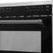 Autograph Edition 24 In. 1.6 Cu Ft. Built-in Convection Microwave Oven In Satin Stainless Steel With Matte Black Accents