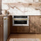 Autograph Edition 30 In. 1.6 Cu. Ft. Built-in Convection Microwave Oven In Stainless Steel And Champagne Bronze Accents