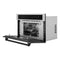 Autograph Edition 30 In. 1.6 Cu Ft. Built-in Convection Microwave Oven In Stainless Steel With Matte Black Accents