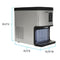 Digital Nugget Ice Maker with Dispenser