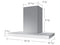 36" Bespoke Smart Wall Mount Hood in Clean White