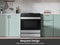 Bespoke Slide-in Gas Range Smart Oven Camera | Illuminated Precision Knobs 6.3 cu.ft.