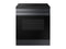 Bespoke 6.3 cu. ft. Smart Slide-In Induction Range with Anti-Scratch Glass Cooktop in Matte Black Steel