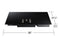 36" Electric ENERGY STAR® Certified Cooktop with 5 Elements in Black