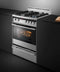 24" Series 5 Contemporary 4 Burner Gas Range, Natural Gas