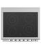 30" Series 7 4 Element Electric Range, Ceramic Radiant
