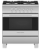 30" Series 7 Contemporary 4 Burner Gas Range, Natural Gas
