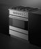 30" Series 7 Contemporary 4 Burner Gas Range, Natural Gas