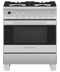 30" Series 9 Contemporary 4 Burner Dual Fuel Self-Cleaning Range