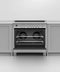 36" Series 9 Classic 5 Zone Induction Self-Cleaning Range, 2 SmartZones