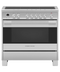 36" Series 9 Contemporary 5 Zone Induction Self-Cleaning Range, 2 SmartZones
