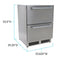 ELITE Series Indoor/Outdoor Undercounter Drawer Refrigerator