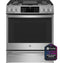 30" Smart Dual Fuel Slide-In Front-Control Fingerprint Resistant Range