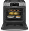 30" Smart Dual Fuel Slide-In Front-Control Fingerprint Resistant Range