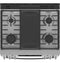 30" Smart Dual Fuel Slide-In Front-Control Fingerprint Resistant Range
