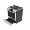 30" Smart Dual Fuel Slide-In Front-Control Fingerprint Resistant Range