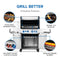 Prestige® 500 RSIB with Infrared Side and Rear Burner
