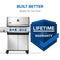 Prestige® 500 RSIB with Infrared Side and Rear Burner