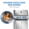 Prestige® 500 RSIB with Infrared Side and Rear Burner
