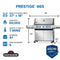 Prestige® 665 RSIB with Infrared Side and Rear Burner
