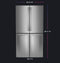 Ge Profile™ Energy Star® 28.4 Cu. Ft. Quad-door Refrigerator With Dual-dispense Autofill Pitcher And Door In Door