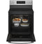 Ge Profile™ Energy Star® 30" Smart Free-standing Electric Convection Fingerprint Resistant Range With No Preheat Air Fry