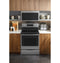 Ge Profile™ Energy Star® 30" Smart Free-standing Electric Convection Fingerprint Resistant Range With No Preheat Air Fry