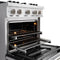 30 In. 4.2 Cu. Ft. Classic Dual Fuel Range With 4 Burner Duopro™ Cooktop And Electric Convection Oven In Stainless Steel