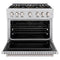 36 In. 5.2 Cu. Ft. Classic Dual Fuel Range With 6 Burner Duopro™ Cooktop And Electric Convection Oven In Stainless Steel